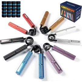 Grip Strength Trainer Set, 50-300LB(6 Pack), Wrist Forearm Strengthener, Metal No Slip, Hand Grip Gripper Strengthener for Strength Training and Exercise, Hand Workout Squeezer Grip Strength