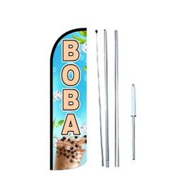 R and R Industries Boba Flag With Complete Hybrid Pole set pack of 1