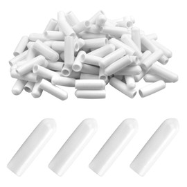 1/4" X 1" Screw Thread Protectors Caps for Hurricane Shutters Hardware,Hurricane Anchors Covers Ends of Screws & Bolts for Windows Exterior Metal Tubing Rod Bolt,100 pcs