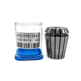 WEXWE Tools ER32 5/16 Inch Size High Precision Spring Collets Set, Accuracy Within 0.008 mm,Within 5000RMP router collets For CNC Milling Engraving Chuck Lathe Tool Holder Workholding Engraving,1pcs