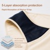 BATTEWA Underwear for Women Leakproof Urine,High Waisted Washable Asorbency Incontinence