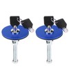 Car Universal Engine Hood Cover Lock Key Pin Kit Safety