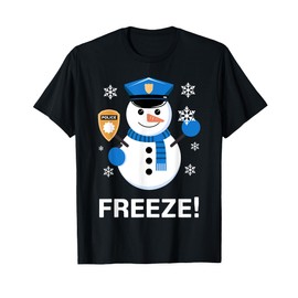 Cute Police Officer Design For Men Women Cop Police Officer T-Shirt