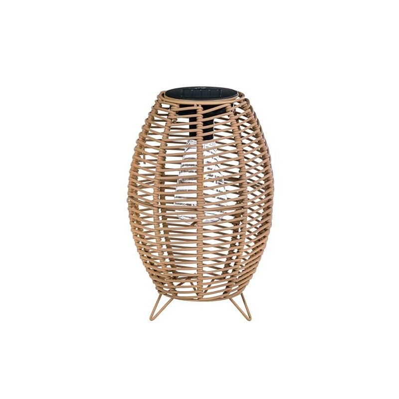 Dehner Mila Solar Lantern, Warm White, Diameter 17.5 cm, Height