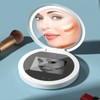 Sunscreen Testing UV Mirror 2X Magnification LED Light Double Sides