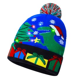 Christmas Hat, Hat with LED Light, Christmas Hat, Adult Hat, Children, LED, Hat with Light, Christmas Hat with Light, Christmas Hat for Children and Adults