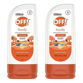 Repelente de Mosquitos en Crema OFF Family 2 Unidades de 200ml