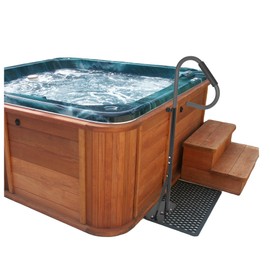 ECOTRIC 57" H Hot Tub Handrail Spa Side Handrail W/Foam Cover for Indoor/