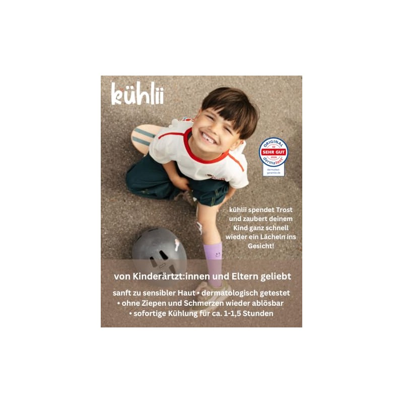 Kühlii Self-Cooling Hydrogel Patches for Kids - Otter Design