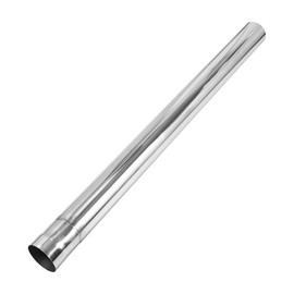 Motoforti 4" OD Straight Tubing Mandrel Tube Pipe 48" Length T304 Stainless Steel Universal Fit Piping Silver Tone