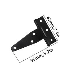 FGen 10pcs 3-inch Galvanized T-Shaped & Triangular Hinge Door