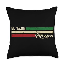 Back To Mexico Holiday Heart Land Souvenir El Tajin Mexico Throw Pillow, 18x18, Multicolor