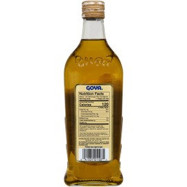 Extra Virgin Olive Oil by Goya, Cold Pressed, Evoo Extra Virgin Olive Oil for Cooking, Polyphenol Rich, 34 fl oz. Bottle (Pack of 2)