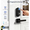 Veise VE017-B Fingerprint Smart Lock with 2 Lever Handles Set,