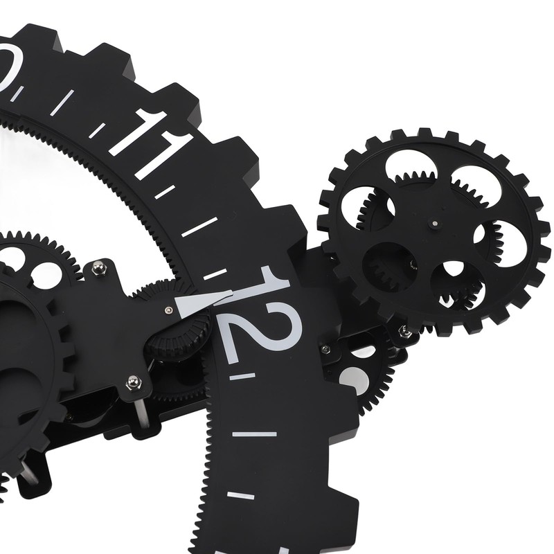 Sorandy 3D Mechanical Gear Clock, Design, Exquisite Craftsmanship, Large Moving