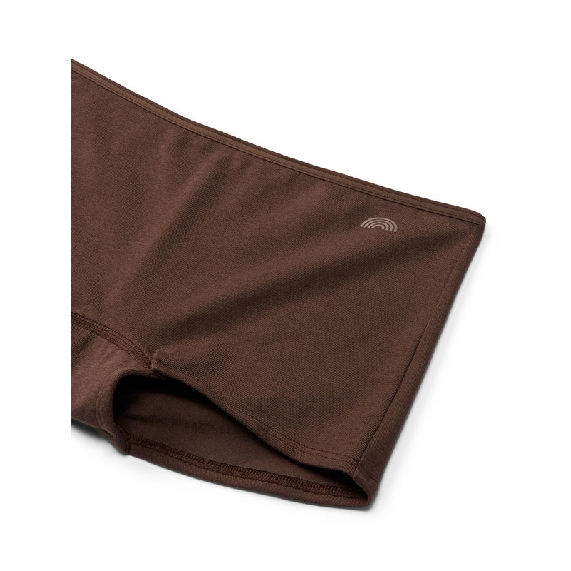 Happy Nation Girls Comfy Cotton Boyshort Underwear, Vicuna