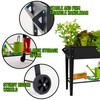 LEETOLLA Elevate 32" Tall Raised Garden Bed Outdoor with Wheels