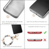 Poagoep Silicone Beaded Phone Wrist Strap Phone Wristlet Elastic Hands-Free