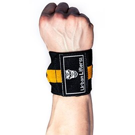 Urban Lifters Weight Lifting Wrist Wraps, Heavy Duty Advanced 18" Wrist Support For Weight Training, BodyBuilding, Olympic Lifting, Powerlifting, WOD Workouts, & Calisthenics (Powerlifting)