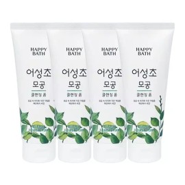 Happybath 해피바스 어성초 모공 클렌징폼 200g x4 Happy Bath Eoseongcho Pore Cleansing Foam 200g x4