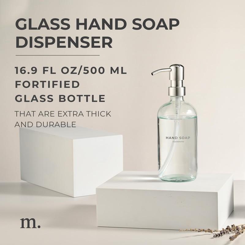 MaisoNovo Hand Soap Dispenser for Bathroom | 16.9 fl oz