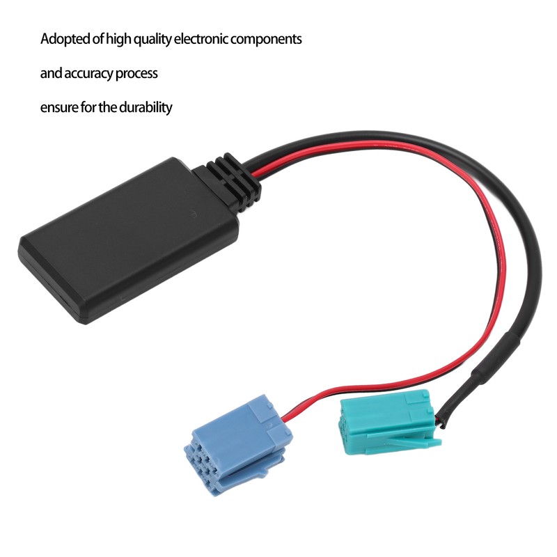 Car Bluetooth Audio Cable Adapter Replacement for Clio Kangoo Megane