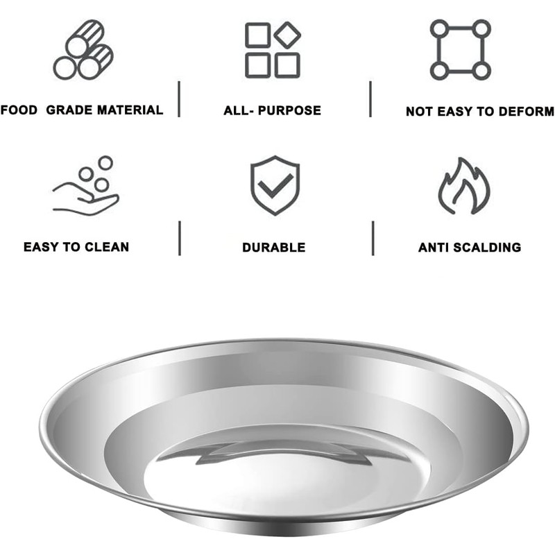 Outdoor Camping Cutlery Set Stainless Steel Tableware for 1-2 Person