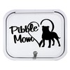 Pibble Mom Pit Bull Black Decal Sticker Pittie Lover 7.0