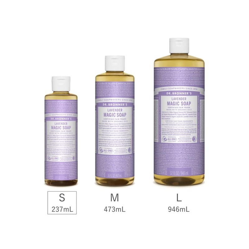 Dr. Bronner's Magic Soap LA (Lavender) 237ml - Relaxed Lavender