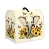 chaqlin Sunflower Elephant Stand Mixer Cover Compatible with 4.5-5 Quart