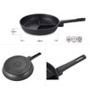 Kitchen Flower Multi 3 Divider Non Stick Coating Frying Pan