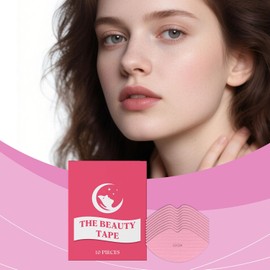Cinque de sueño de colágeno premium para mujeres, parches de boca de belleza para dormir, hidratación de labios durante la noche, anti-cáscaras y apto para la piel, hipoalergénica (30Pcs)