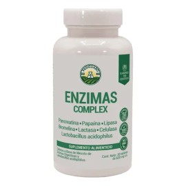 Enzimas Digestivas Lactasa, Lipasa 30 Caps Pasiguaro