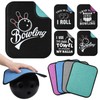 VitalCozy 4 Pcs Bowling Towels Shammy Pad Rag 9.8 x