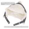 1-3Y Baby Winter Plush Hats Infant Ski Cap with Pompom