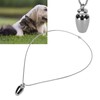 Pet Ashes Necklace Exquisite Memorial Stainless Steel Cremation Jewelry Urn