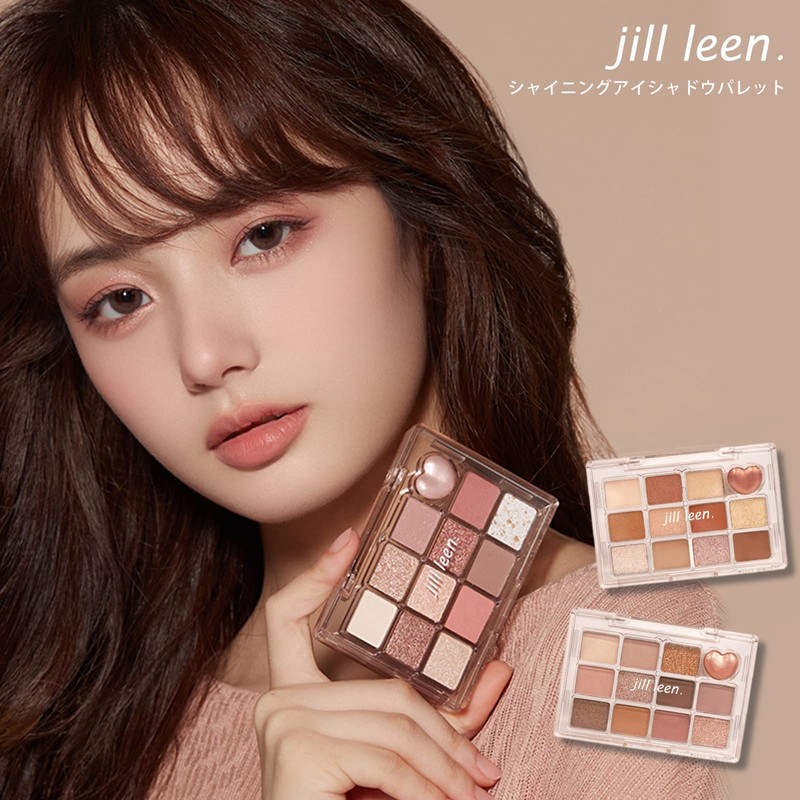 Jill Leen. HT04 Mini Eyeshadow Palette with 12 Colors, Japanese