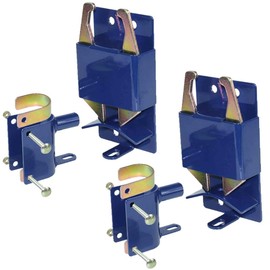 Two Way Lockable Gate Latch, Blue. Perfect for Farms, Pastures, and Ranches. Part Number S16100100 (Big Blue 2PACK)