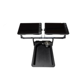 Baldwin Iron Works Graph Mount For -Recessed Trolling Motor Tray- Tray Not Included (Dual up to 9" 8.5" height)