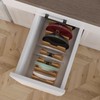 FoverOne Expandable Pot Lid Organizer, Bamboo Pot and Pan Organizer