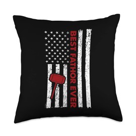 Best Fathor ever Viking Dad Throw Pillow