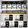 ELEAD 68'' All Metal Adjustable Garden Tool Organizer: Garage Tool