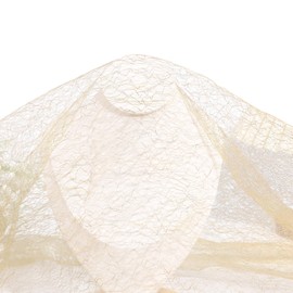 1.5M*1M Metallic Glitter Mesh Roll,Light Gold Glitter Tulle Fabric Roll, Web Glitter Decorative Tulle Roll,Netting Fabric for DIY Crafts Gift Wrapping