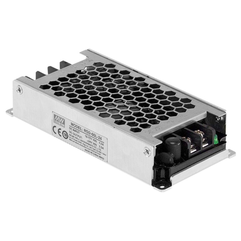 WITTKOWARE RSD-60G-24 DC/DC Converter with 1U Metal Housing and Screw