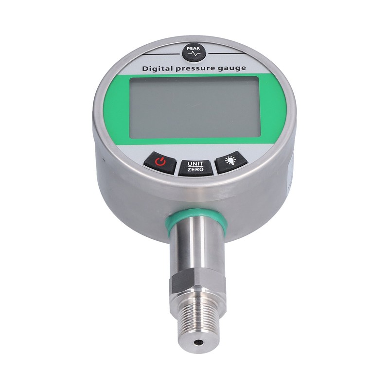 Digital Hydraulic Pressure Gauge Stainless Steel Accurate with Lower Mount