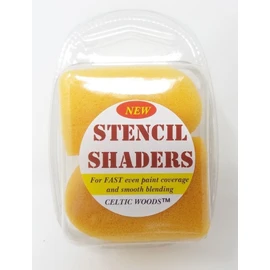 Pack of 2 Stencil Shader Foam Brush Paint Applicators Dabbers