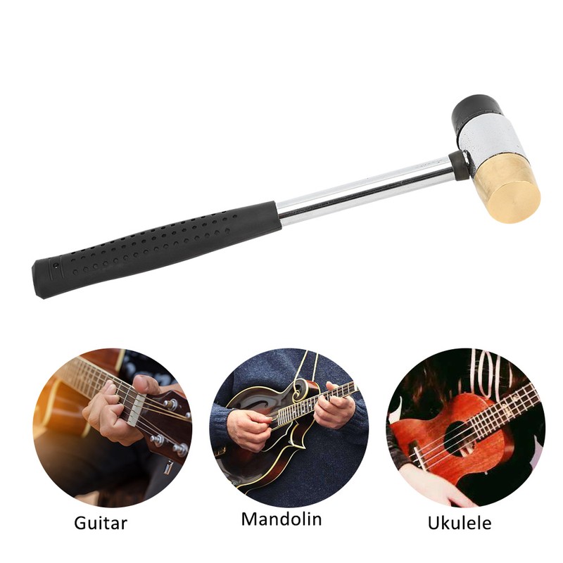 Black Guitar Plastic Hammer Brass and Rubber Head Ukulele Musical