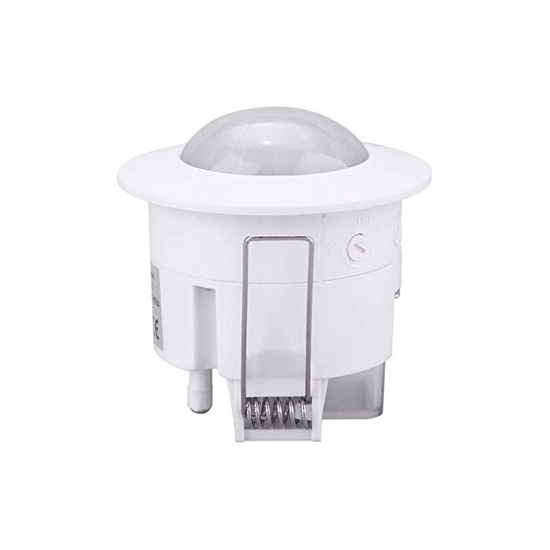 Veumoie 110V-220V 360° Infrared Recessed PIR Ceiling Motion Sensor Detector