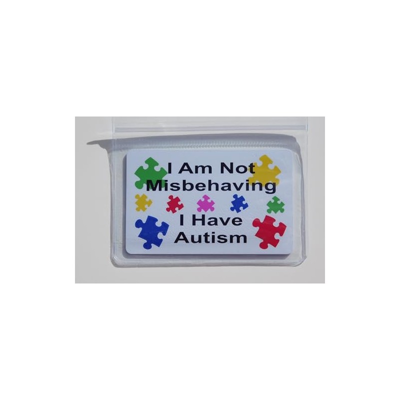 I Am Not Misbehaving I Have Autism I.D. Card Holder