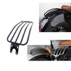 Black Tubular Solo Fender Rack Luggage Storage Rack for Indian